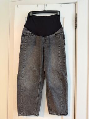 Old navy Maternity Full Panel Barrel Ankle Jeans size 6